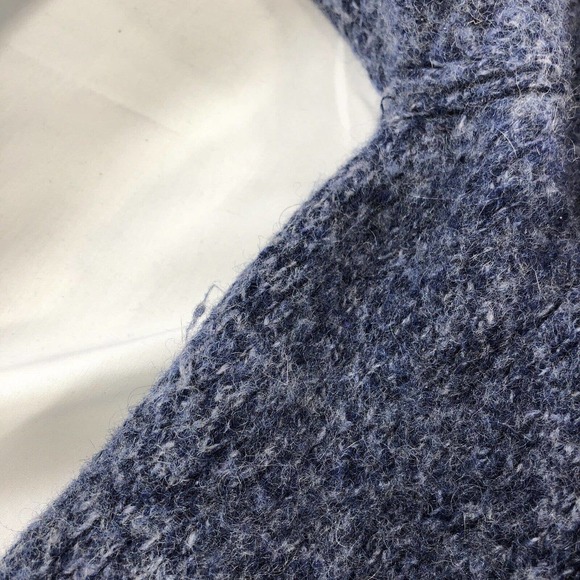 ORVIS SWEATER CARDIGAN LARGE HIGH NECK WOOL BLEND *MISSING 2 BUTTONS LONG SLEEVE - Picture 13 of 15